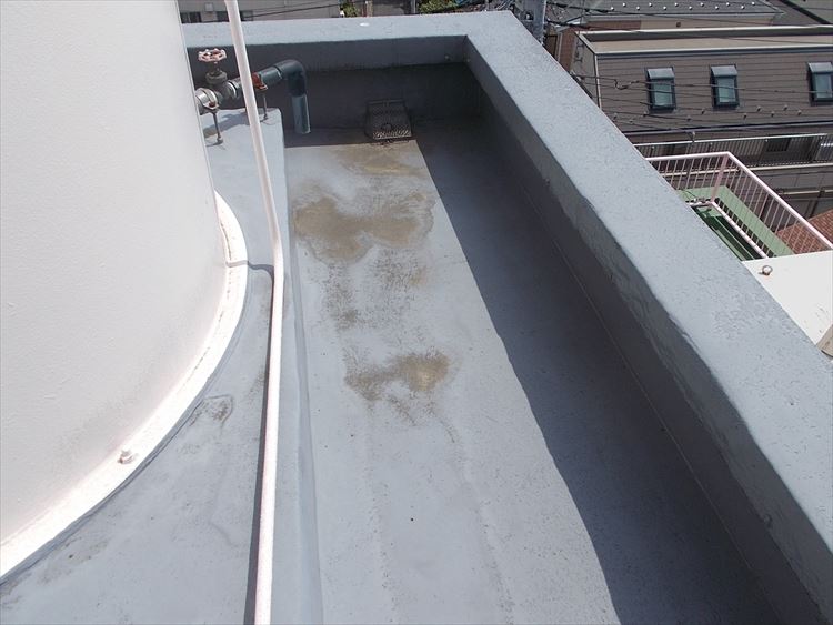 屋上防水 ウレタン塗膜防水密着工法
