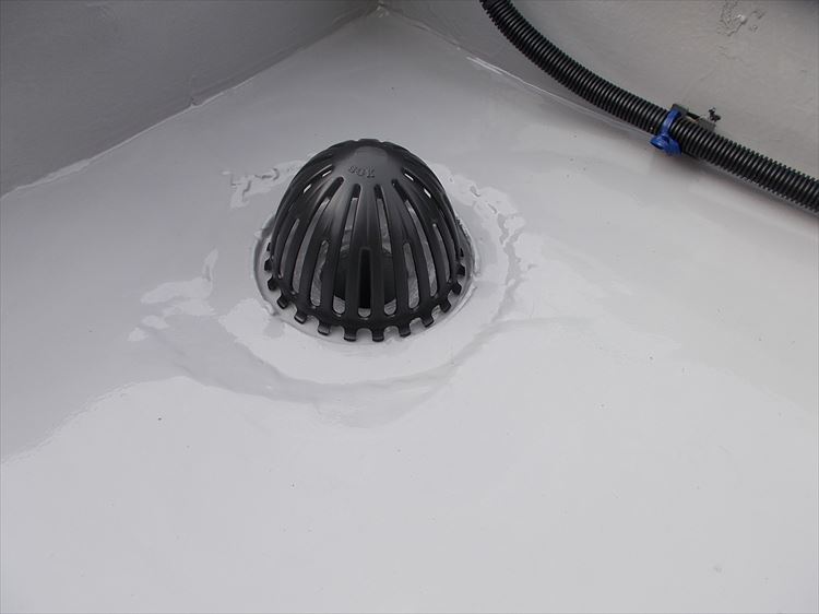 庇屋根防水工事 施工後